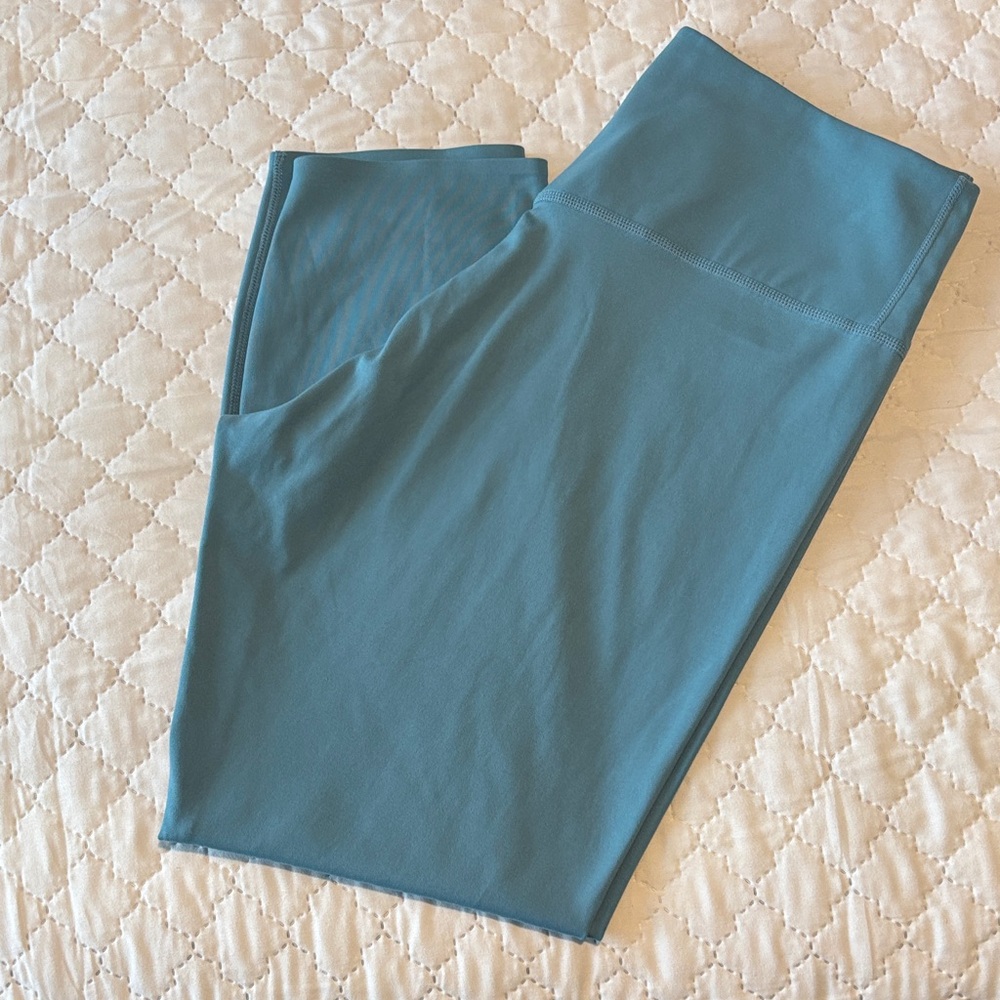 Nike Cropped Leggings - Teal blue